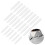 Vorcool 200pcs Plastic White Shirts Collar Stays Bones Stiffeners In 3 Sizes 3