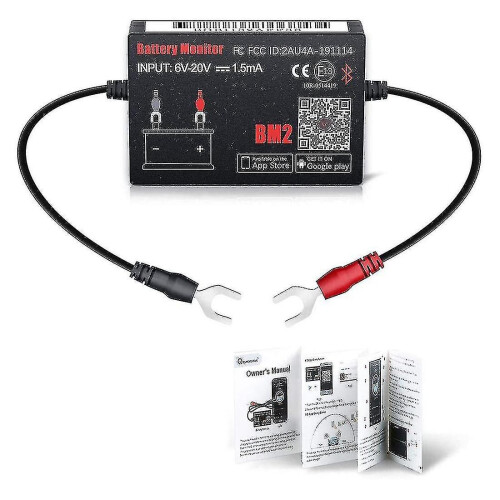 Monitor batteria Bluetooth BM2 12V, analizzatore batteria auto, strumento di test e diagnostica per Android e iOS. 1