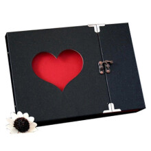 Photo Album To Design Yourself Scrapbook Album Black Pages Photo Book To Stick In Photo Albums Wedding, Christmas Valentine's Day Birthday Anniversary