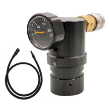 Novo regulador com acoplador e mangueira Foster para airsoft e paintball HPA Micro MR Gen2