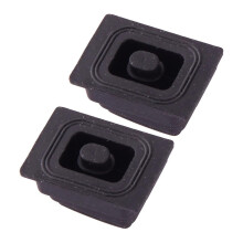 2 stuks inductieknoppen voor buitendeurgrepen van de Hyundai Tucson 2015 2016 2017 2018 2019 2020, zwart rubber