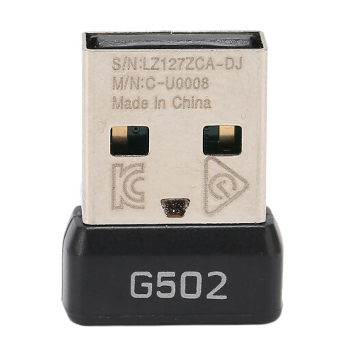 2.4GHz Wireless Adapter USB Receiver for Logitech G502 LIGHTSPEED Mouse