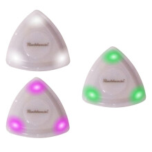 3 stuks gitaarpickjes voor akoestische gitaar, gitaaraccessoire, LED gitaarpickjes, basgitaarpickjes, LED gitaarpickjes