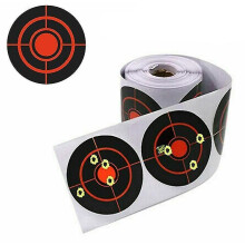 250 unidades/rollo de pegatinas adhesivas reactivas para blancos de tiro.