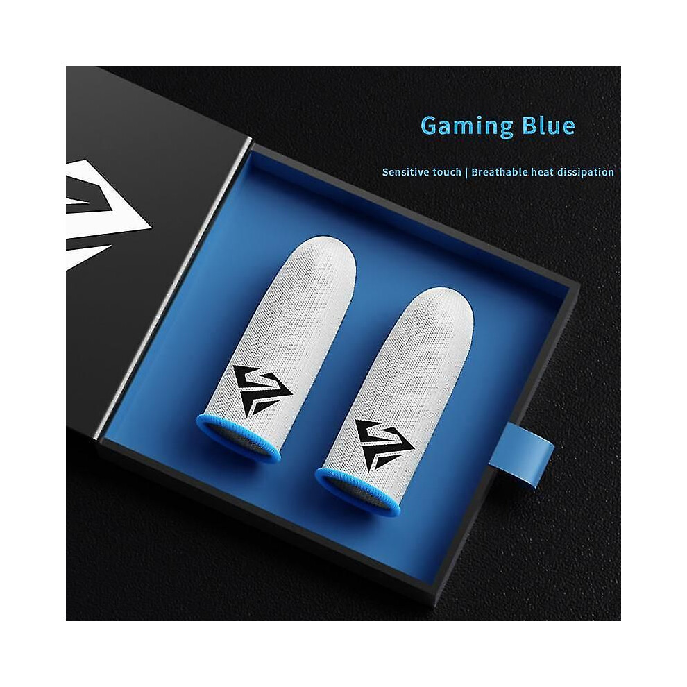 Gaming Finger Sweat-Proof Finger Cover Gamer Fingertips Sleeve For Pubg Oap Silver 3439798263415