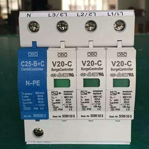 Pararrayos V20-c/3+npe de 20-40 kA ~385 V CA