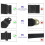 Universal Retractable 3 Point Seat Belt 2 Pcs For Bus Cars 4