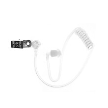Agent Earpiece Clear Stretch Coil Metal Clip Secret Service Cosplay Costume Prop Adults Kids Security Guard Earbud Headphone Headset Accessories Toy
