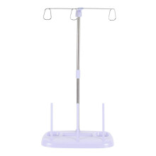 15 Bobbins Sewing Thread Holder and Embroidery Spool Stand, Large Spool Capacity, Violet or Green
