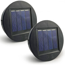 2 Pack 8cm Diameter Replacement Solar Lights(haoyi)-g