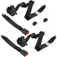 2X 3 Punkt Automatikgurt Sicherheitsgurt Universa Gurtpeitsche 392 mm E Prfung