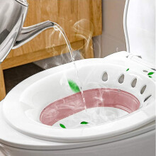 Foldable Sitz Bath For Toilet,seat Sitz Bath Basin For Pregnant Women,hemorrhoids,elderly,fits Universal Toilets And Commode Chair