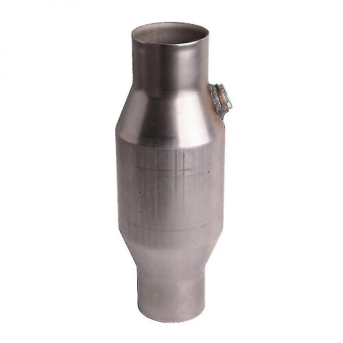 Catalisador de escape de alto fluxo compatível com conversor rotativo de 2,5 polegadas, em aço inoxidável, modelo 425250.