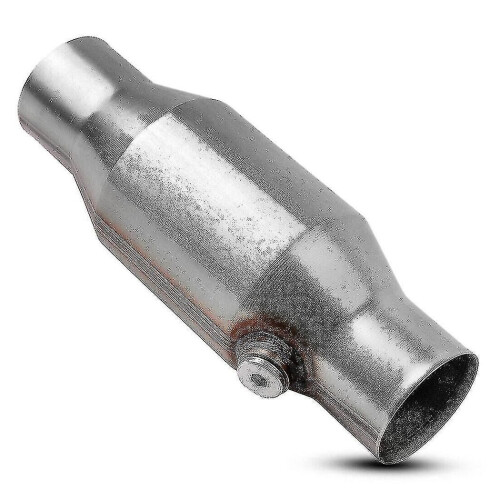 Catalisador de escape de alto fluxo compatível com conversor rotativo de 2,5 polegadas, em aço inoxidável, modelo 425250. 2
