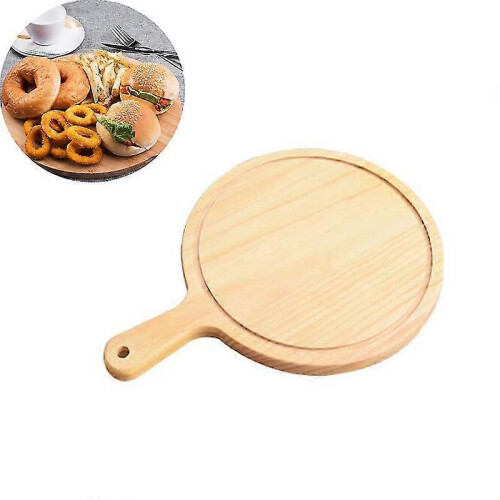 Pizza Board 8" Diameter Wood Color - RiRi