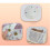 Fabric Sewing Basket with Removable Organizer Tray, Large Capacity Storage Box with Handle for Threads and Scissors 3