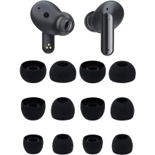 Ohrstöpsel kompatibel mit LG Tone Free FP9, 6 Paar, Größen S/M/L, weiche Silikon-Ersatz-Ohrstöpsel, kompatibel mit LG Tone Free FP5, FP8 und FP9