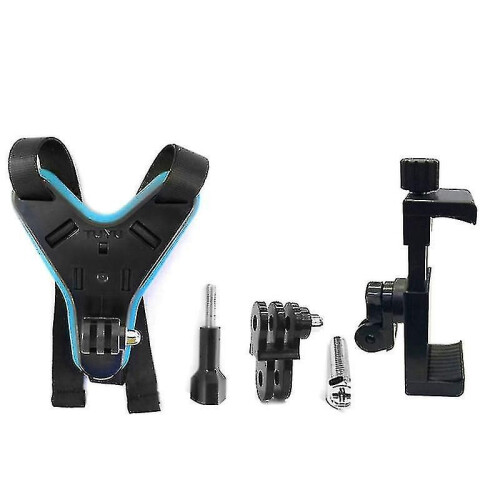 Supporto per cellulare da mento per casco da moto, supporto per registratore di viaggio