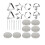 24 Pcs Squid Cookie Cutter Game Set, With Tin Box & Needle 1