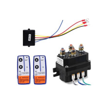 Contattore remoto per verricello 12V 250A Relè di controllo del verricello Kit doppio telecomando Auto Moto Fuoristrada