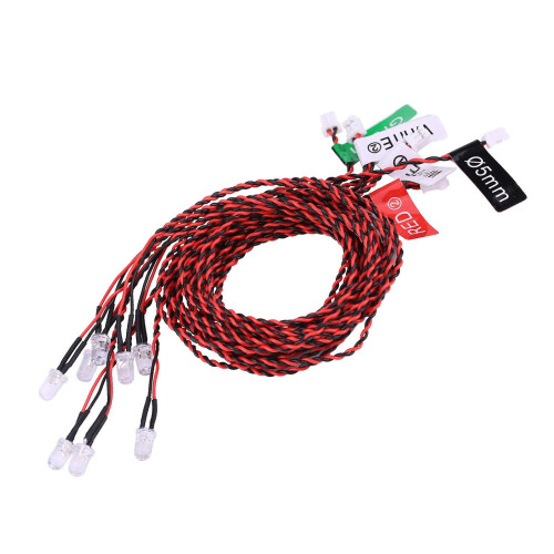 8 Led Lighting System Kit Simulation Flashing Lights For Rc Airplane Helicopter 2