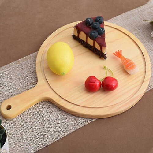 Pizza Board 8" Diameter Wood Color - RiRi 2