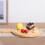 Pizza Board 8" Diameter Wood Color - RiRi 4