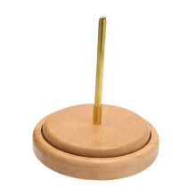 Large Wooden Yarn Winder and Holder for Crochet and Knitting, Smooth Winding, Stable Wood Base