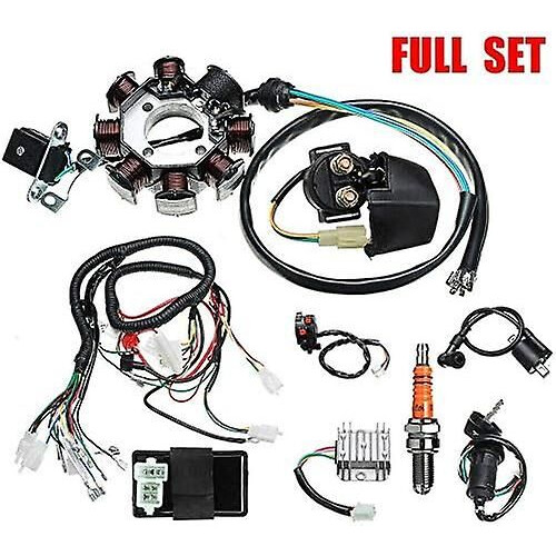 Kit completo de cableado eléctrico y estator CDI para ATV Quad de 150/200/250 cc 2