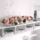 (S, 16 holes) Clear Acrylic Flower Vase Rectangular Floral Centerpiece For Dining Table(with Light) 2
