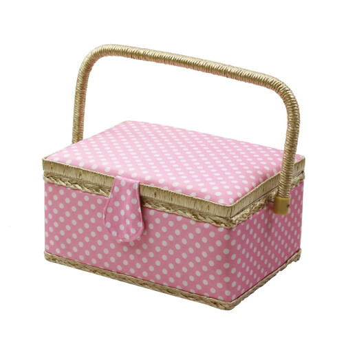 Large Capacity Sewing Storage Box for Adults, MultiCompartment Organizer with Thread and Tool Kit