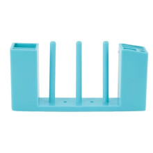 Magnetic Bobbin Holder Blue Plastic Sewing Bobbin Organizer with Strong Grip for Thread Storage