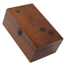 Vintage Wooden Sewing Box with Built‑in Pin Cushion, Organized Needle Case for DIY Craft Supplies
