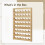 Wall Mounted Thread Organizer 48 Spool Wooden Embroidery Thread Rack with Metal Hooks 3