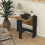 Homcom Mesa Plegable Comedor Negro 103 x 76 x 73.5 cm 6