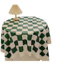 Colorful Checkered Tablecloth - 90 X 90 cm - Happy Kitchen Accessories: Indoor and outdoor tablecloth, Party tablecloth