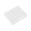 Compact Plastic Bobbin Storage Case for 25 Spools, Secure Flap Cover Sewing Bobbin Organizer Travel Size 4
