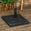 Outsunny Base de Sombrilla Negro 51 x 51 x 32 cm 2