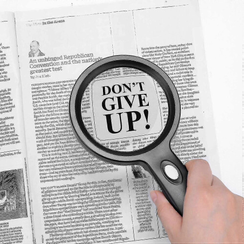 Magnifying Glass with Light, 10x Handheld Large Magnifying Glass 12 Led 2