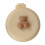 Round Folding Pocket Brush 40.00g 6.5x7.2cm Cream 11