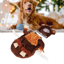 Pet Holiday Costume Funny Monkey Suit Soft Breathable Plush for Dogs S