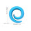 Embroidery Thread Organizer Set 20pcs Silicone Spool Huggers 2.8cm Tangle Thread Storage for Sewing Beginners 2