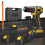 Cordless Drill Brushless Impact Driver Set 52Nm Combi Kit + 2*Batteries & Bits 1