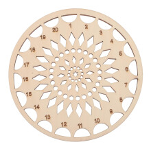 Wooden Cross Stitch Floss Organizer for Tangle Thread Separation, Easy Labeling and Craft Storage