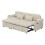 L Shaped Sleeper Sofa Couches with Armrest Storage 5