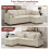 L Shaped Sleeper Sofa Couches with Armrest Storage 13
