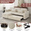 L Shaped Sleeper Sofa Couches with Armrest Storage 15