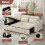 L Shaped Sleeper Sofa Couches with Armrest Storage 20
