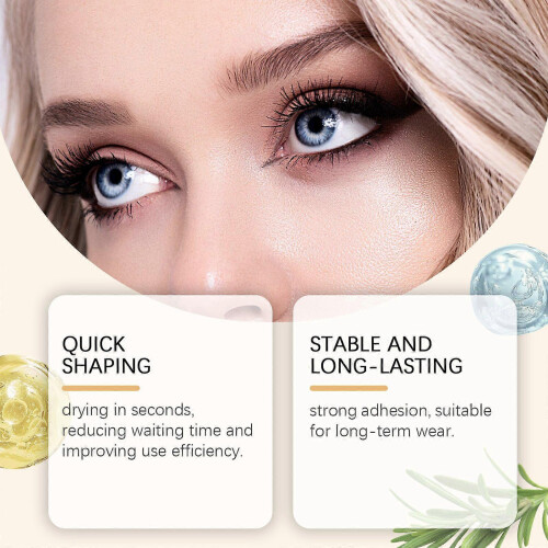Eelhoe False Eyelash Adhesive Eyelash Glue Quick-Drying Stereotyping Long-Lasting Adhesive Eyelash Universal Glue 2