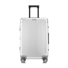 Aluminum Luggage 28 Inch Hard Shell Suitcase with 360 Smooth Wheels and Ergonomic Pull Rod